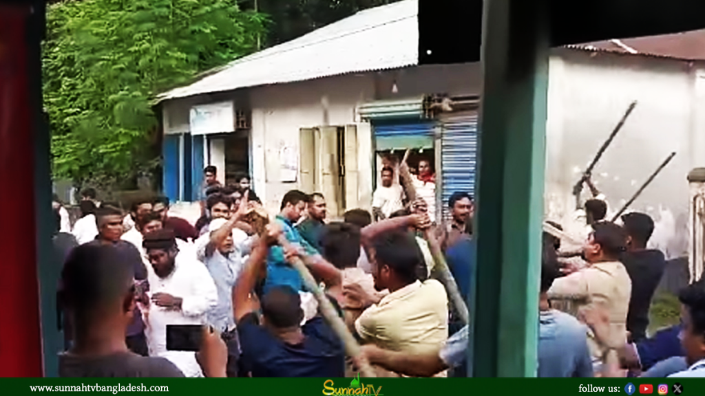 এবার কুড়িগ্রামে এনসিপির প্রতিবাদ মিছিলে হামলা