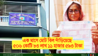 মাগুরায় ২৩৫ ইউনিট বিদ্যুতের বিল ৫০৬ কোটি টাকা!